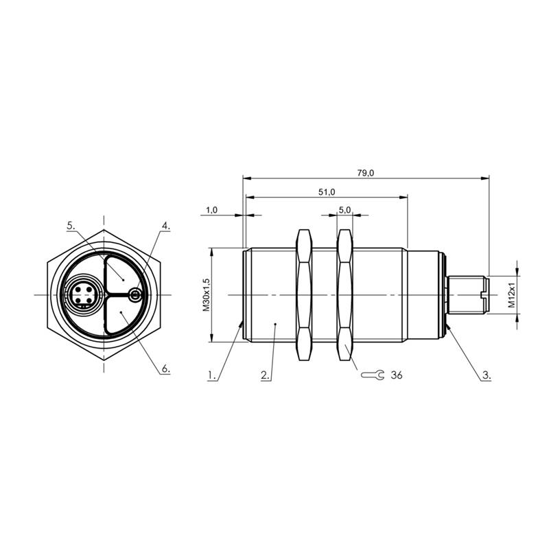 Capteurs capacitifs BALLUFF BCS M30B4I2-POC15D-S04K (BCS00MT) – Image 2