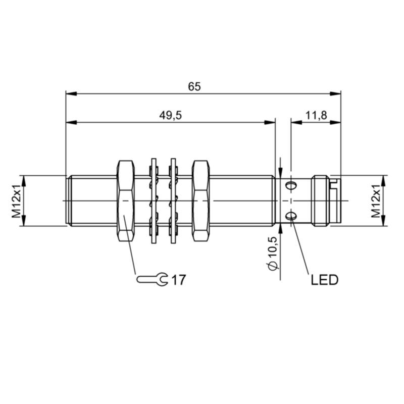 Capteurs inductifs BALLUFF BES M12MI-PSC20B-S04G (BES0060) – Image 2
