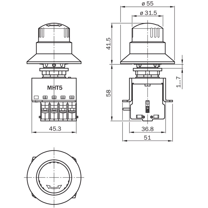 Boutons d'arrêt d'urgence SICK ES21-SB10G1 – Image 2