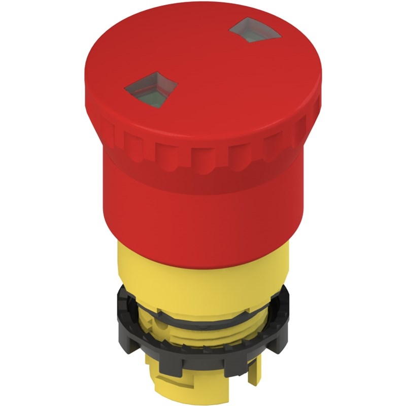 Boutons d'arrêt d'urgence PIZZATO E2 1PEPF4731