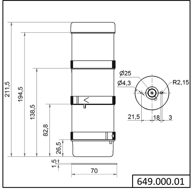 Colonne lumineuse WERMA 649.000.01 – Image 2