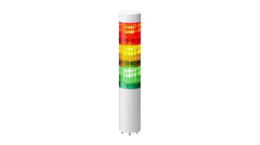 Colonnes de signalisation Patlite LR4-302WJNW-RYG