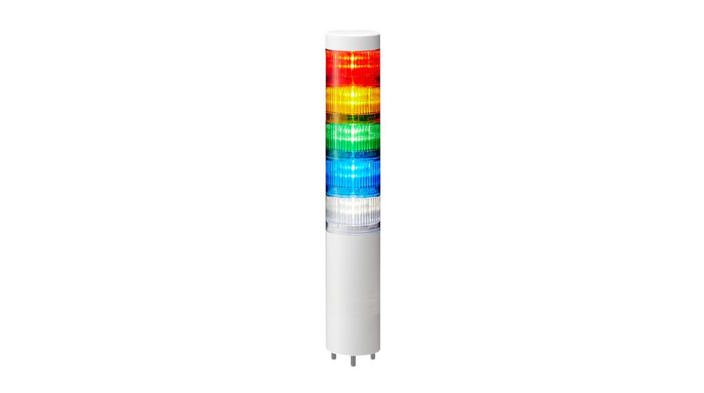 Colonnes de signalisation Patlite LR6-502WMNW-RYGBC+FB295