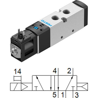 Distributeurs pneumatiques Festo VUVS-LK20-M52-AD-G18-1C1-S