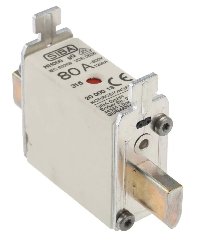 Fusibles a pattes SIBA 20-000-13/80E1