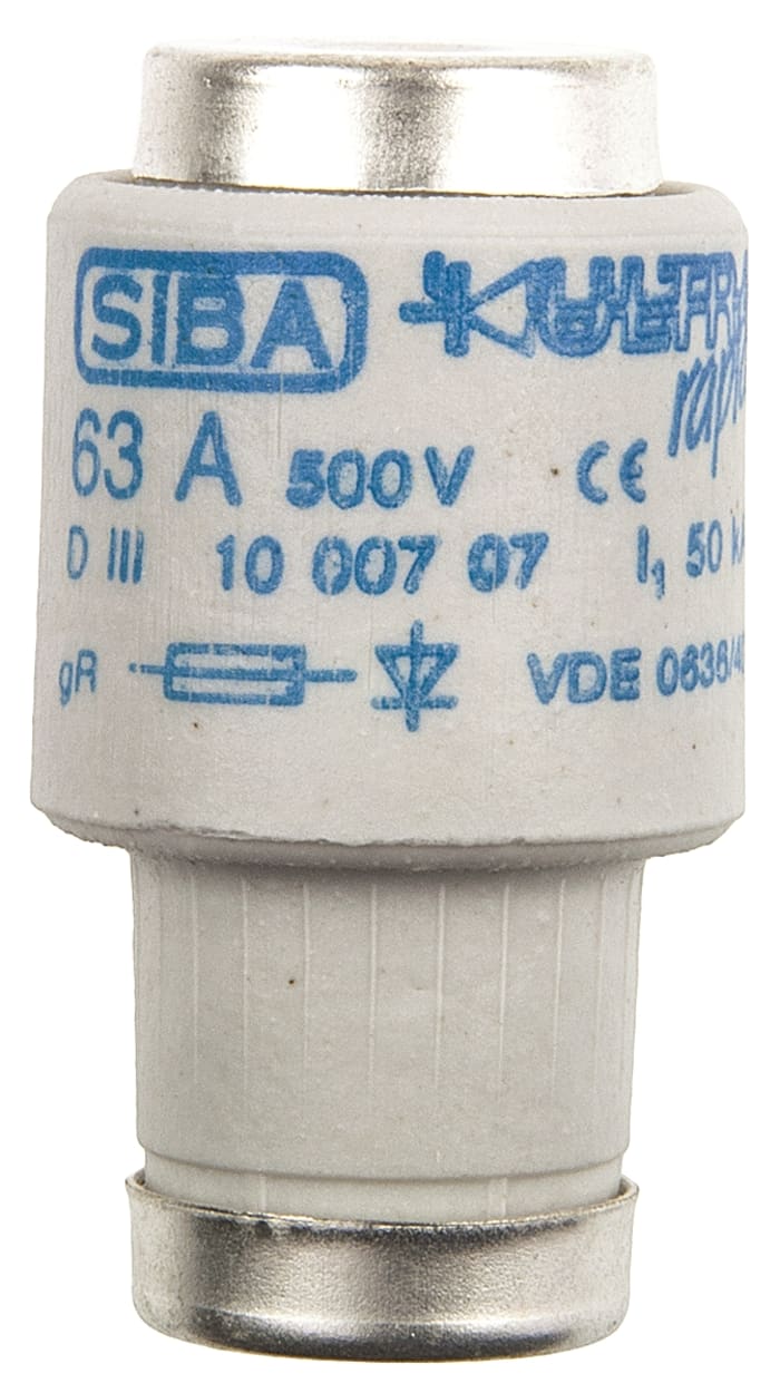Fusibles de bouteille SIBA 10-007-07/63A