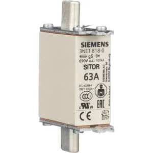 Fusibles a pattes Siemens 3NE1818-0