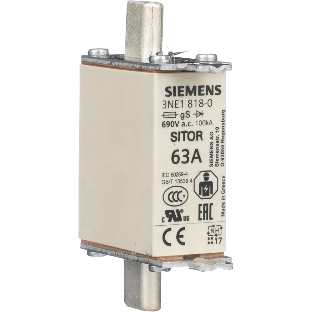 Fusibles a pattes Siemens 3NE1818-0