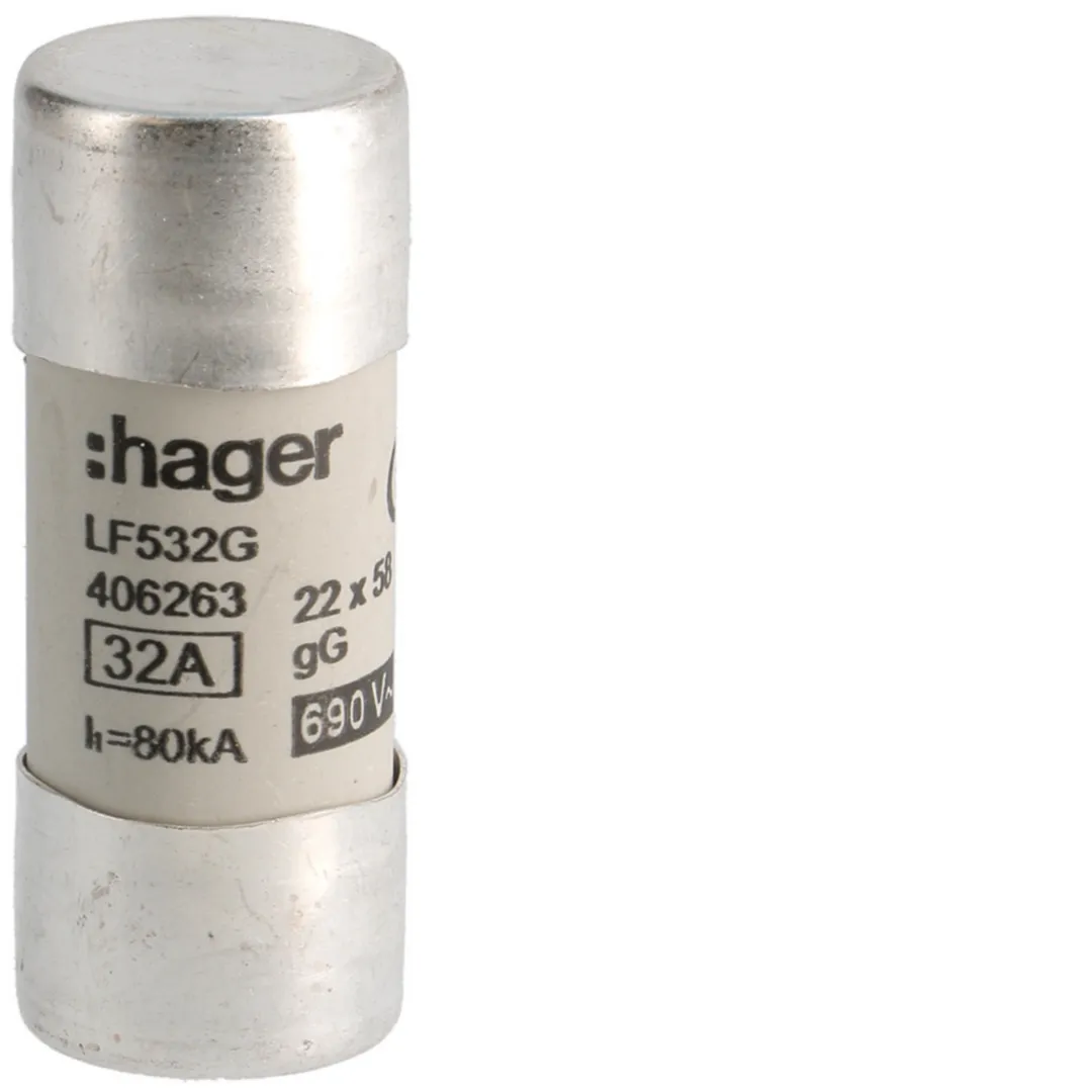 Fusibles cartouches Hager LF532G