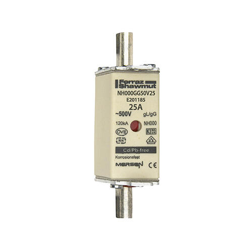 Fusibles a pattes Mersen E201185C / NH000GG50V25/3