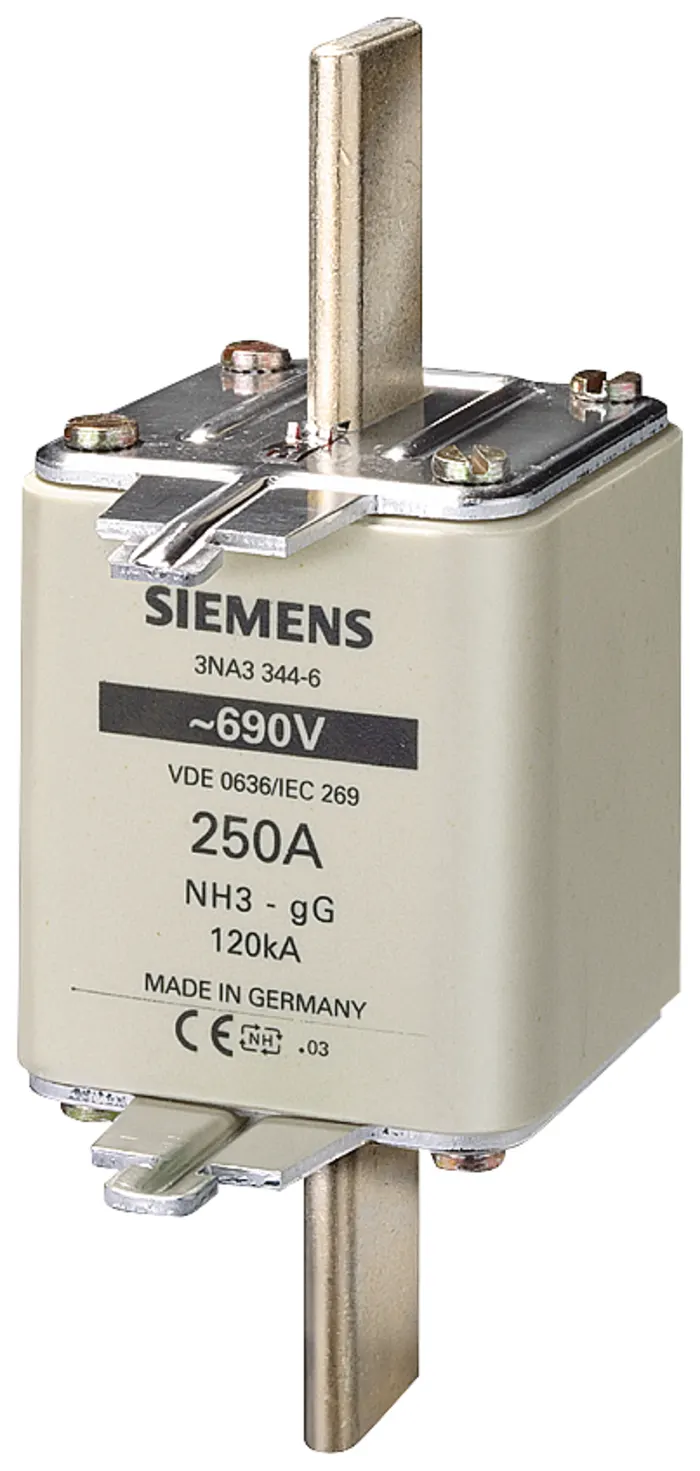 Fusibles a pattes Siemens 3NA3344-6
