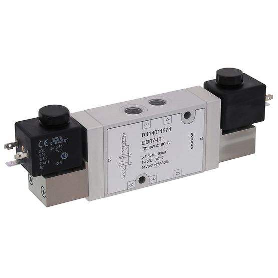 Distributeurs pneumatiques AVENTICS CD07-LT-5/2-NC-DO-024VDC-WMO-I-G014-RAIL