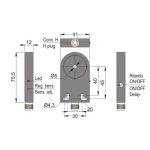 Capteur inductif AECO SIA05-CE NPN NO H1 R