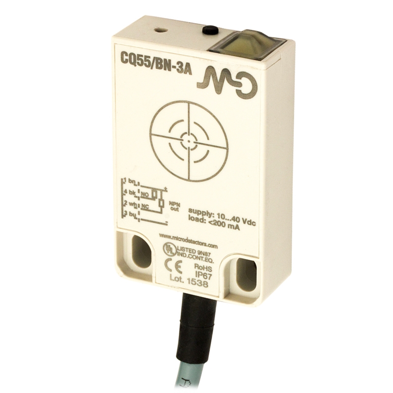 Capteurs capacitifs DATASENSING (MICRO DETECTORS) CQ55/BP-3A