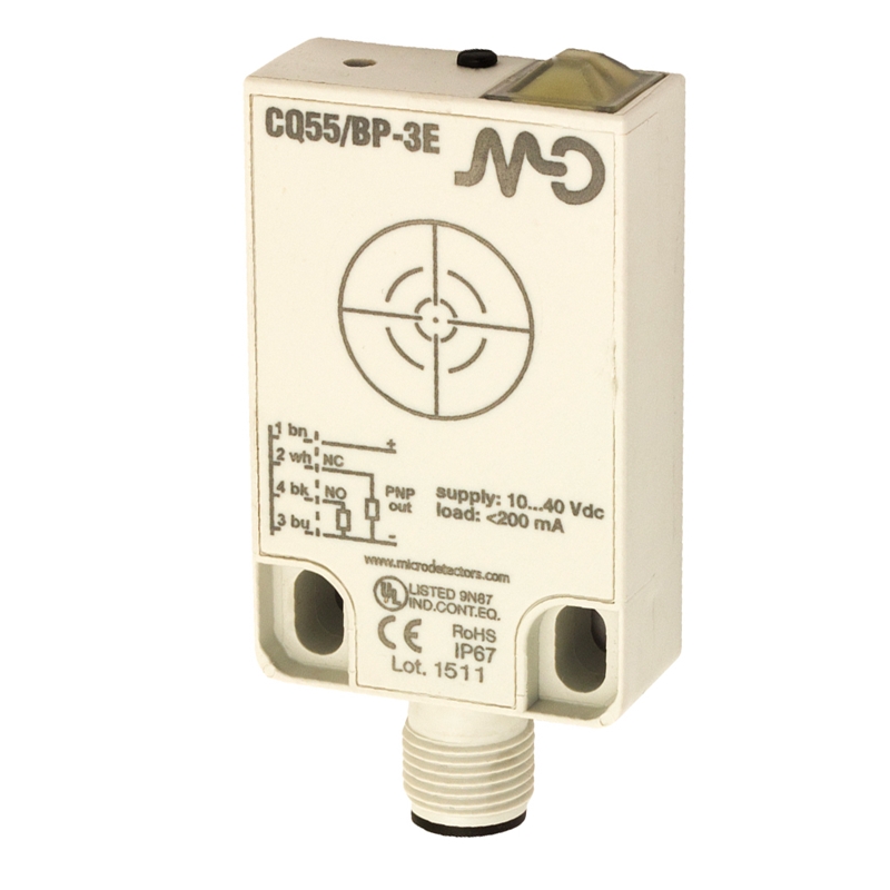 Capteurs capacitifs DATASENSING (MICRO DETECTORS) CQ55/BP-3E