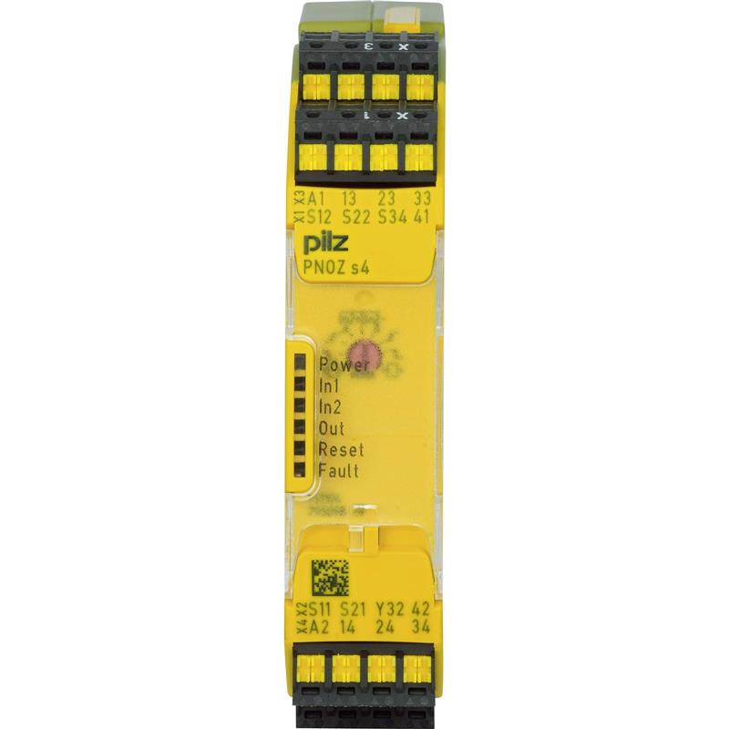 Relais de sécurité PILZ 751104 | PNOZ s4 C 24VDC 3 n/o 1 n/c