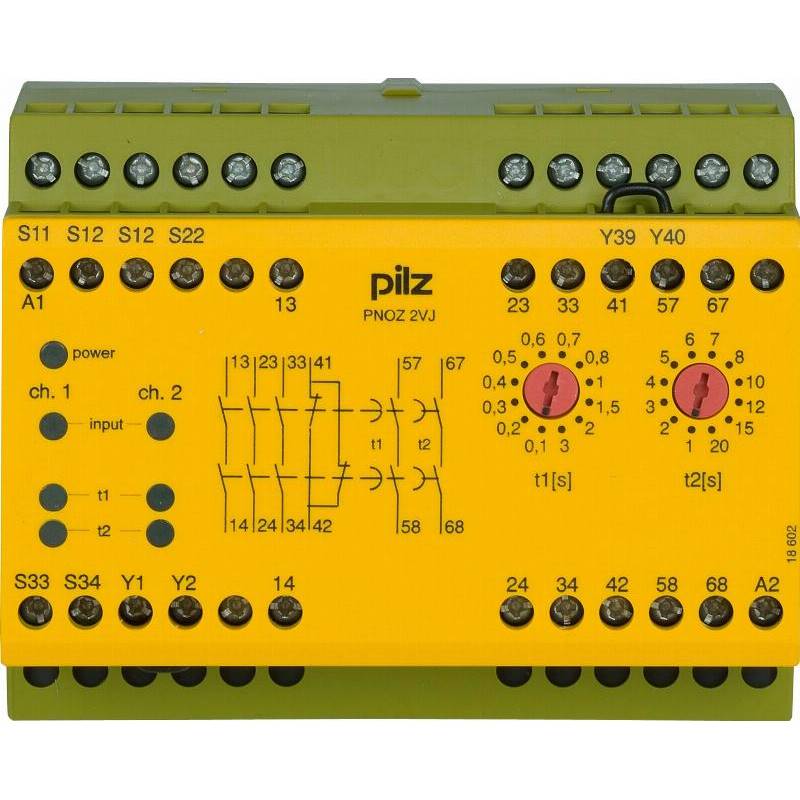 Relais de sécurité PILZ 774012 | PNOZ 2VJ 24VDC 3n/o 1n/c 2n/o t