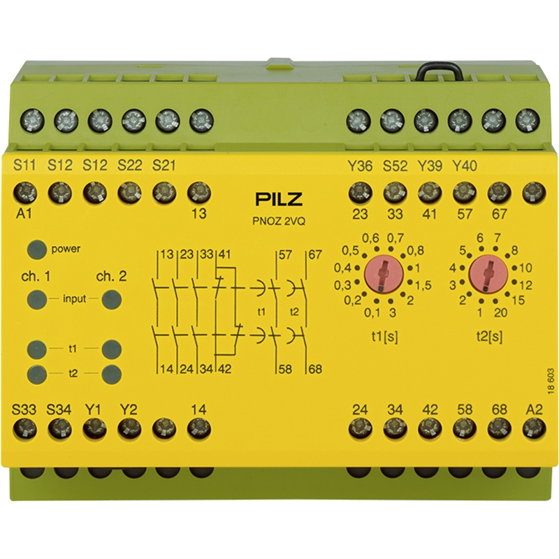 Relais de sécurité PILZ 774013 | PNOZ 2VQ 24VDC 3n/o 1n/c 2n/o t
