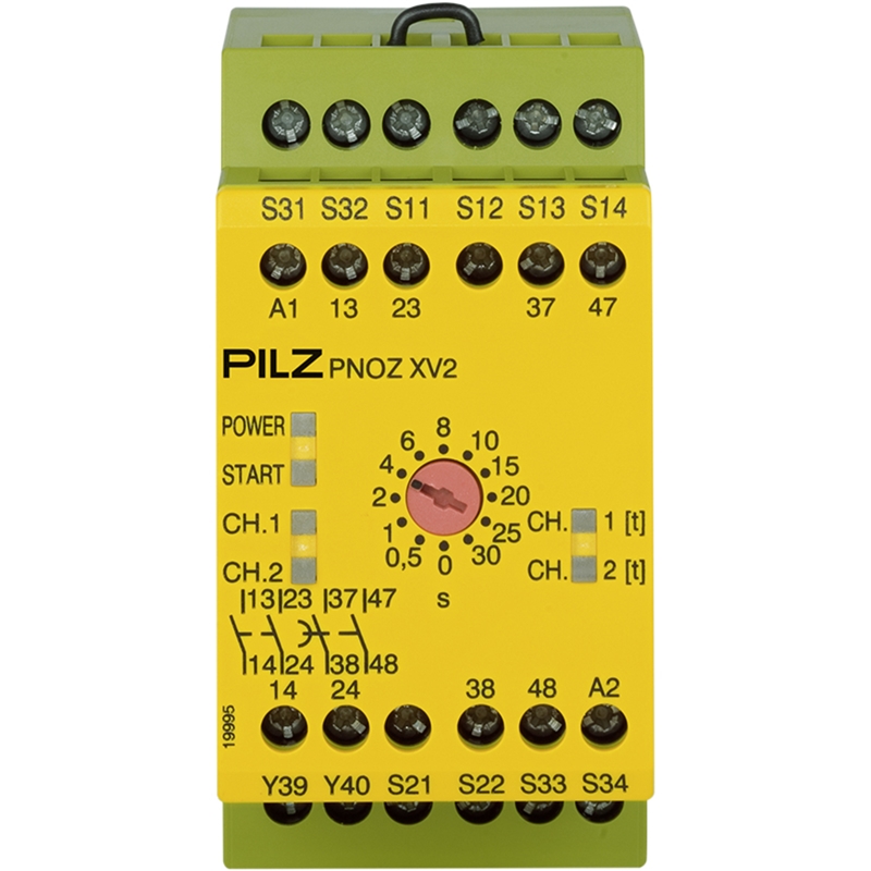 Relais de sécurité PILZ 774540 | PNOZ XV3 30/24VDC 3n/o 2n/o t