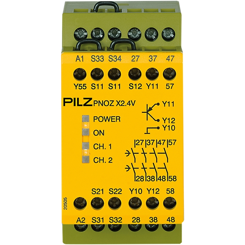 Relais de sécurité PILZ 774517 | PNOZ X2.4V 1/24VDC 4n/o 1so fixe