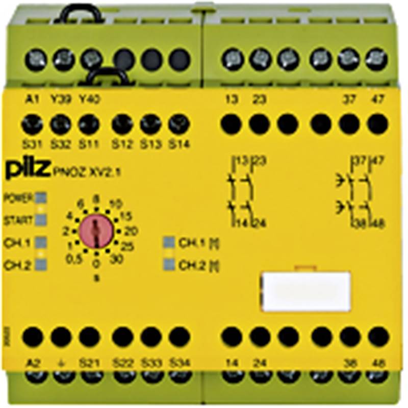 Relais de sécurité PILZ 774558 | PNOZ XV2.1 300/24-240VACDC 2n/o 2n/o t