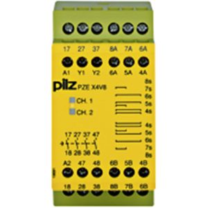 Relais de sécurité PILZ 774584 | PZE X4V 8/24VDC 4n/o