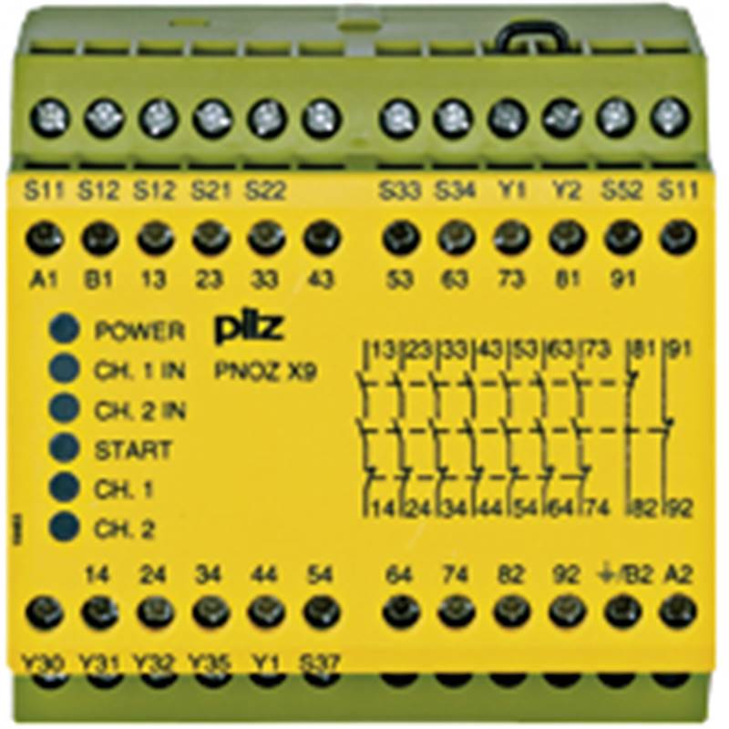 Relais de sécurité PILZ 774606 | PNOZ X9 200-230VAC 24VDC 7n/o 2n/c 2so